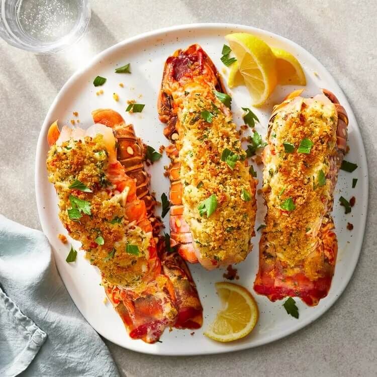 Baked Stuffed Lobster